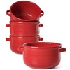 LE TAUCI Soup Bowls with Handles, Ceramic French Onion Soup