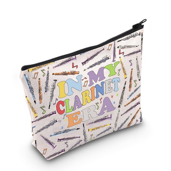 Clarinet Player Gift in My Clarinet Era Music Lover Zipper