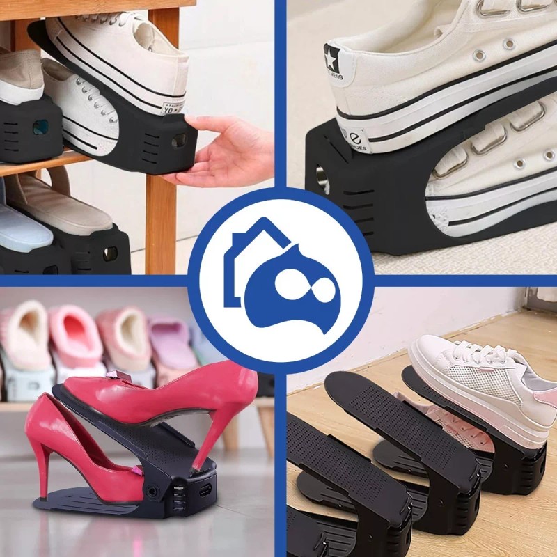Bluelander Zapatera Rack Shoe Organizador De Zapatos Ligero 20 Piezas