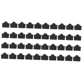 Gatuida 40pcs Dust Ethernet Interface Caps Soft Covers for Router Ports Prevent Static and Debris for Home Office Use