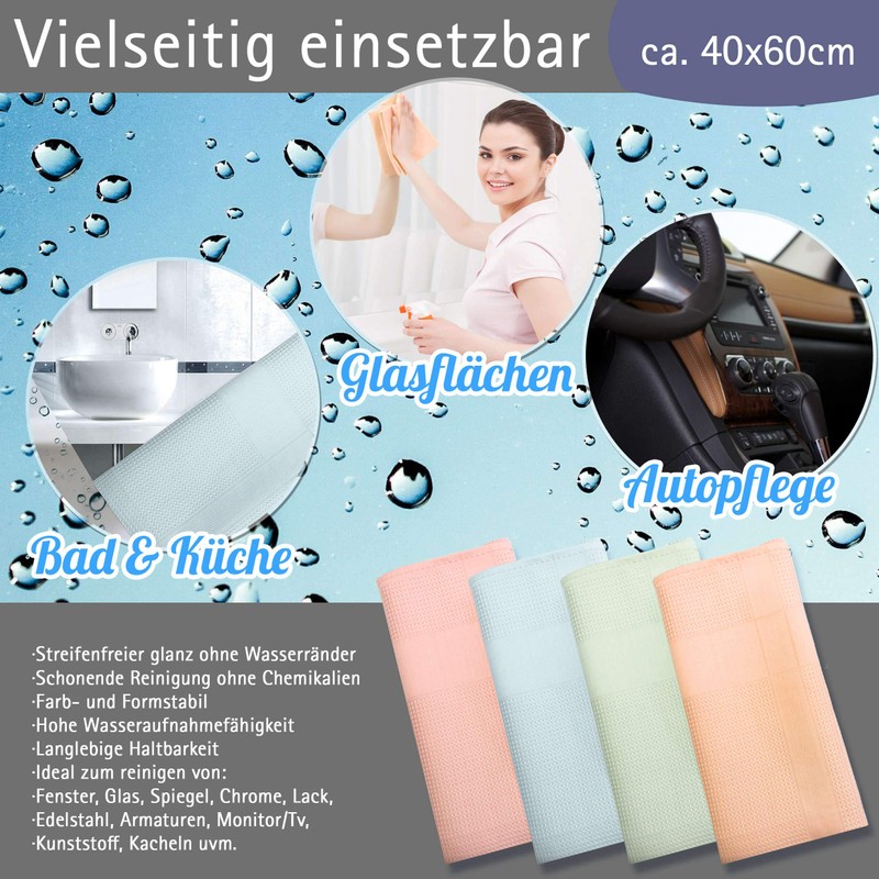 Melody® Bez Bezler Cleaning Cloths Microfibre Streak-Free for High Gloss