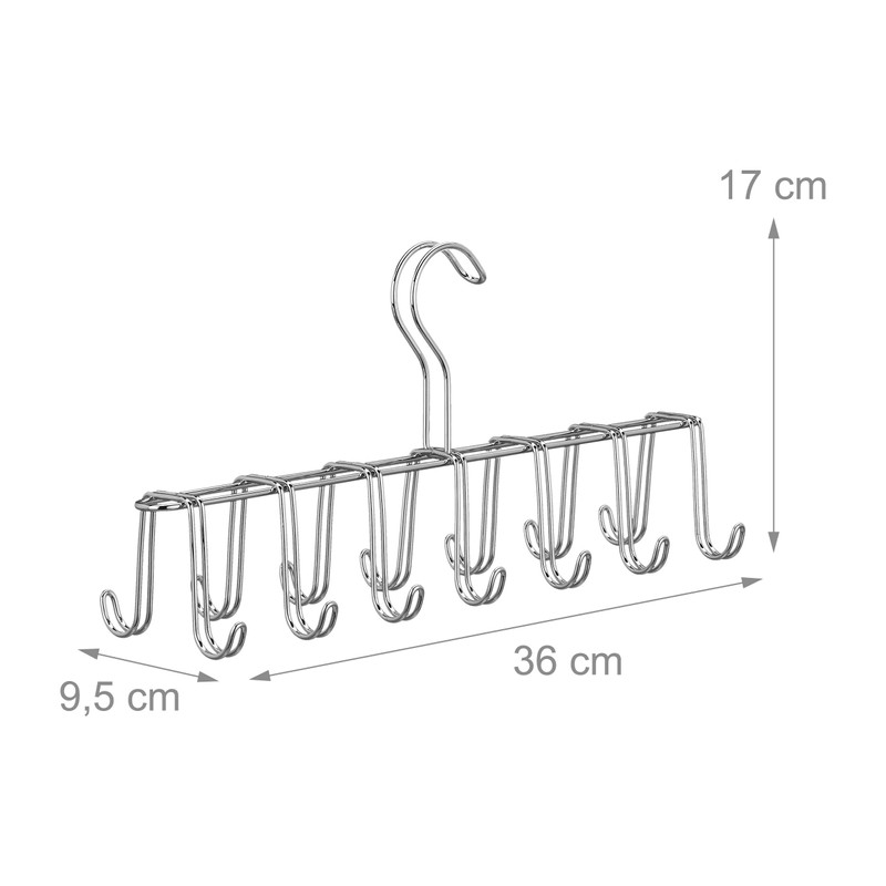 2 x Metal Belt Holder Tie Holder Space Saving 14