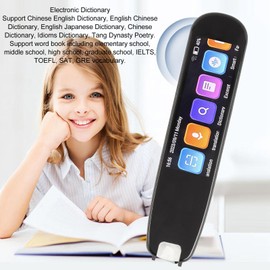 Zyyini Lápiz de Escaneo de Traducción, Traductor de Escáner Móvil con Pantalla Táctil de 2,99 Pulgadas, Dispositivo de Traducción WiFi Portátil Compatible con 134 Traducción de Voz en