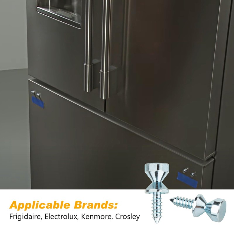 218755504 Refrigerator Freezer Door Handlebar with Shoulder Screw Fits for