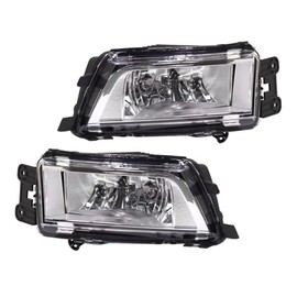 For Volkswagen Passat 2016 2017 2018 2019 Fog Light Driver and Passenger Side | Pair | Replacement For VW2592137, VW2593137 | 561941699C, 561941700C