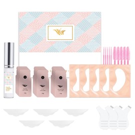 Wimpernlifting Set,Leicht Zu Bedienen Kit für Natürliche & Dickere Wimpern,Lash Extension Set Einfach zu Hause anzuwenden,Für Ausdrucksvollen Schwung Ohne Wimpernzange,Schonend & Einfach