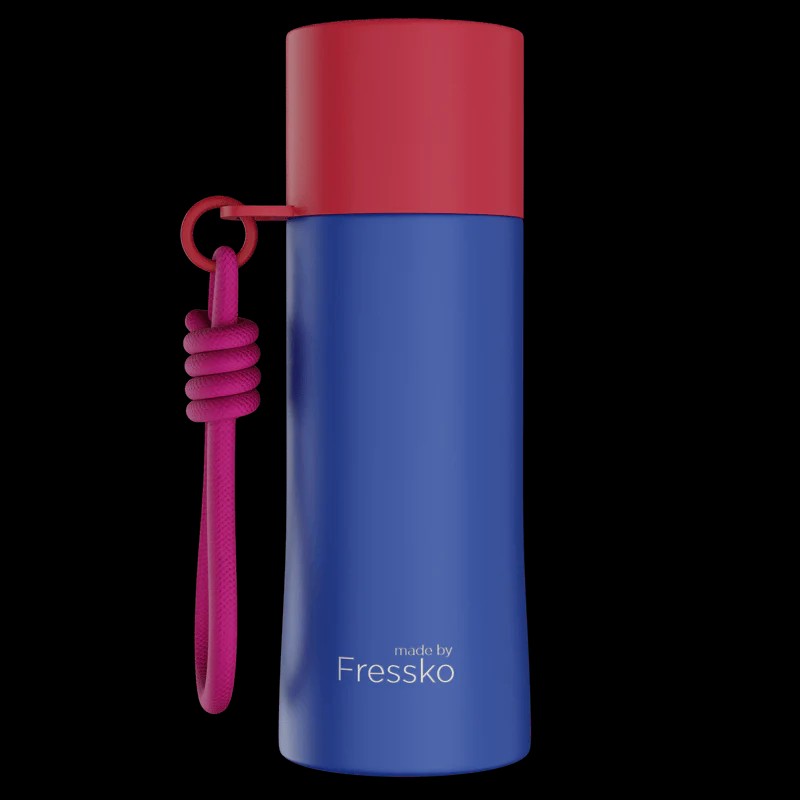 Fressko Kids REMIX Ceramic Lined Bottle 420ml, Tango Orange