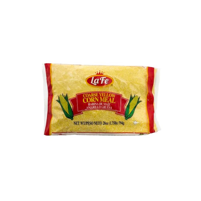 La Fe Coarse Yellow Corn Meal 28oz - Harina De