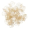Pack of 100 Paper Clips, Cute Lemon Design Golden Bookmark