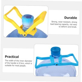 BIUDECO 2Pcs Heavy Duty Water Lifter Handles for Water Buckets Ergonomic Design for Easy Handling Comfortable and Labor Saving for Water Stations and Supermarkets