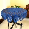 NC NC AMIPOS Handmade Cotton Round Placemats Crochet Lace Placemats
