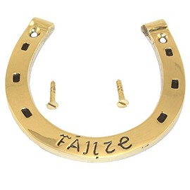 Brass Horse Shoe Wall Plaque in a Matching Box by Liffey Artefacts
