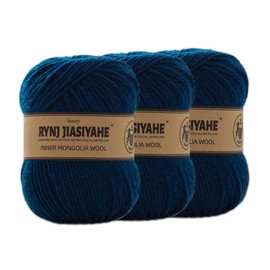 Inner Mongolia Wool Yarn for Crocheting & Knitting - Washable, Soft, Warm & Luxurious - 4 Ply, Perfect for Sweater, Scarf, Hat & Socks