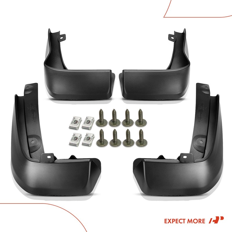A-Premium Set of 4PCS Mud Flaps Splash Guards Mudguards Mudflaps