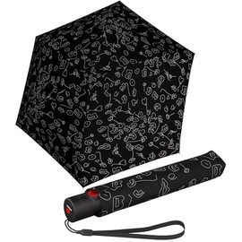 Knirps Ultra U.200 Medium Duomatic Pocket Umbrella - Automatic Open/Close - Storm Resistant - Windproof, Speak, Modern