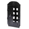 Hand-Forged Iron Speakeasy Black Power Coated Door Grill – Black