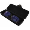 SuRE 209701 Eyeglass Case, Lightweight, Compact, Wide, Semi-Hard, Urethane, Felt