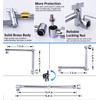 G-Promise All Metal 12 Inches Rainfall Shower Head with Handheld
