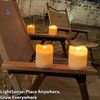 Solar Candles Outdoor Waterproof, 4pcs Rechargeable Dusk to Dawn Little