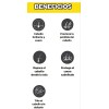 Shampoo Tinte Negro Instantáneo Cubre Canas Jengibre 530ml
