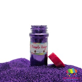 The Glitter Guy: Purple Reign (Premium Deep Purple Metallic Glitter) 3.5oz FINE 0.010" 1/96" 0.254MM for Crafts Tumblers Decorations DIY Projects