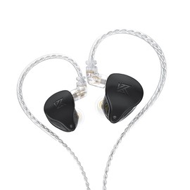 KZ-AST in-Ear Monitors, 24BA Top-Level Configuration HiFi Stereo Earphones, Lightweight Noise Isolating Stage IEM Wired Earbuds/Headphones for Musician Audiophile (Without Mic, Black)