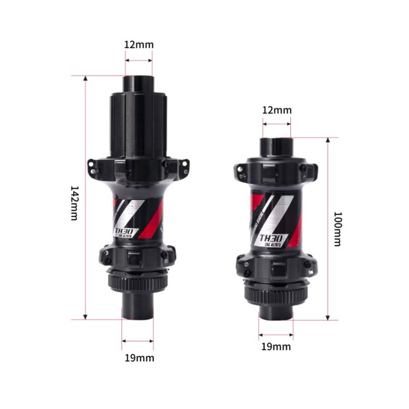 1 Pair Road Bike Hub Disc Brake 4 Bearing Straight