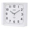 Casio TQ-482-7JF Alarm Clock with White Analog Standard Snooze Light