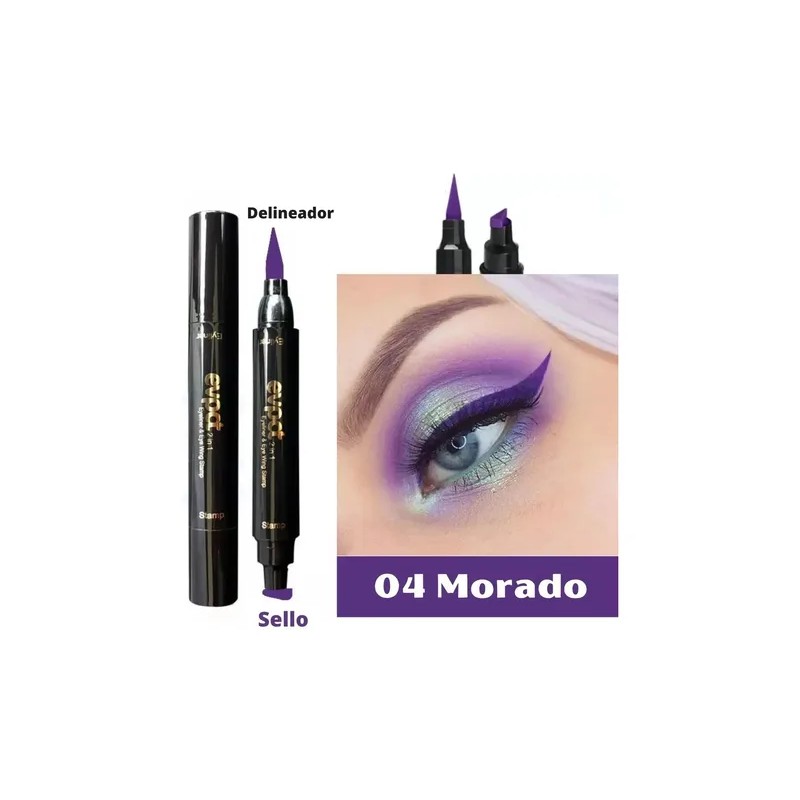 Cuidado Facial Delineador Sello Waterproof Indeleble 2pzs F