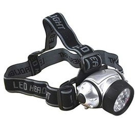 7 LED Headlight Torch Waterproof Flashlight Bike Camping Hiking Building Bright
