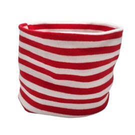 Colourful Baby World Kids Boys Girls Winter Striped School Scarf Neck Warmer Bandana Age 1 to 6 (Bright Red)