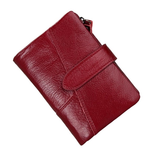 COLLBATH 1pc RFID Wallet Business Zipper Purse for Men Durable