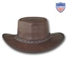 Barmah Hats Squashy Bison Leather Hat - Item 1085 (XLarge,