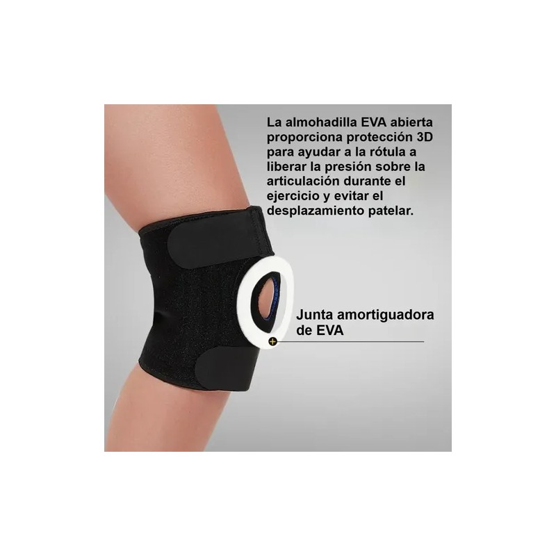 2 Pzs Rodillera Ortopedica De Neopreno Deporte Sujeta Rotul