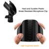 2 Pcs Universal Microphone Clip, Adjustable Mic Clip Holder for