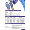GLOVEMAN Blue Vinyl Gloves, Powder & Latex Free, 100 Gloves