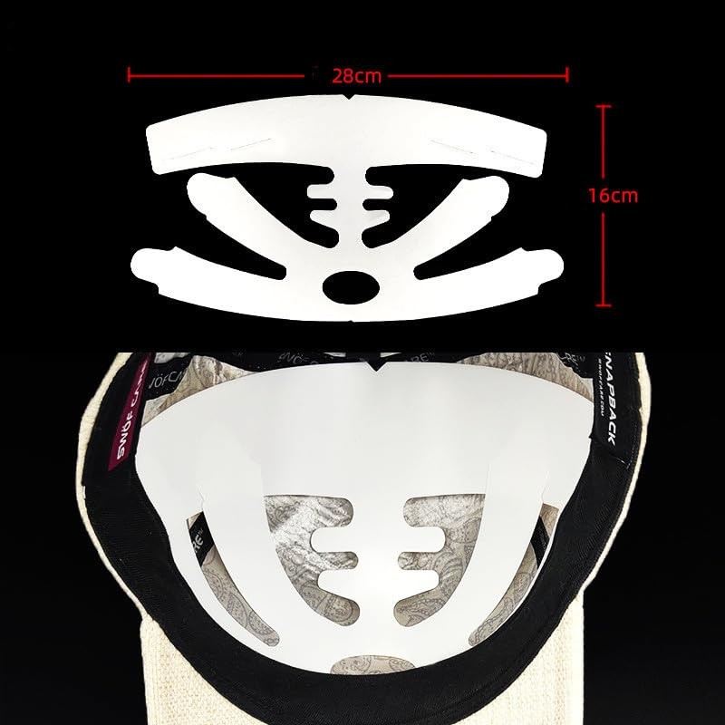 SLOTHCITY 5 Pcs Plastic White Hat Inner Support Baseball Cap