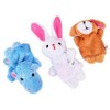 CHSYOO 10 x Small Animal Finger Puppets Plush Cartoon Hand