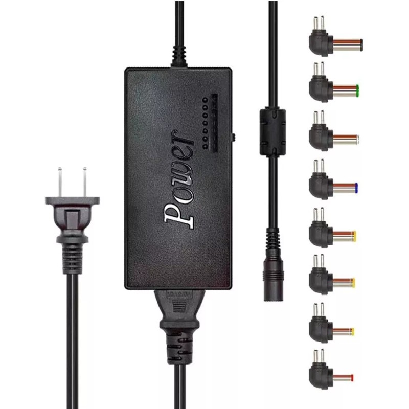 EGTMA Cargador Universal Para Laptops Regulable 12/24v 96watts