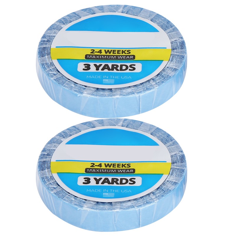 2pcs 3 Yards Hair Extension Adhesive Tape Waterproof Sweatproof DoubleSided