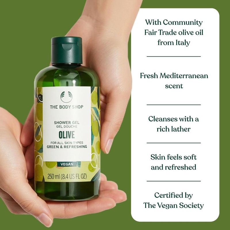 The Body Shop Gel de ducha de oliva, gel de