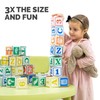 Bankers Box at Play Cardboard ABC/123 Building Learning Blocks, 50