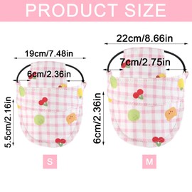 SSKHE 1 Pack Dog Baseball Cap with Plaid Pattern - with Ear Holes | UV Protection Sun Hat for Dogs | Adjustable Strap & Elastic Ear Holes | Outdoor Sun Protection Cap for Small Medium Large Dogs