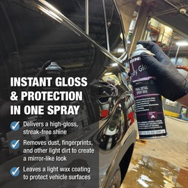Zenex Body Gloss Final Detail Spray Wax - High Gloss Detail Car Cleaner & Wax | Wet-Look Showroom Shine | Safe For Interior & Exterior Surfaces | For Cars, Trucks, RVs, & More | 13.75 oz (2 Pack)