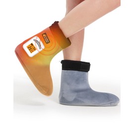 Cordless Foot Warmer with Heat and Massage - 2PCS Rechargeable Heating Pad for Feet, 3 Temp & Vibration Levels, 60 Min Timer for Plantar Fasciitis, Ankle Pain, Cold Feet at Home, Office, Sleeping