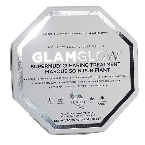 Glamglow Supermud Clearing Treatment Super Mud Skin Cleansing Mask | 1.2 oZ