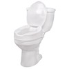 Drive Medical Raised Toilet Seat with Lock and Lid, Standard