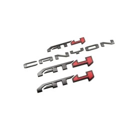 General Motors 2023-2025 GMC Canyon AT4 Black Emblem Kit 86557055 4 Piece Kit Genuine OEM GM