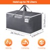 BlissTotes Large Moving Boxes and with Zippers & Handles Moving
