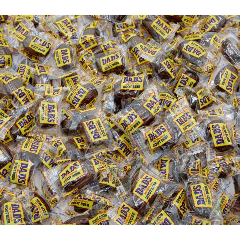 DAD'S Root Beer Barrels Individually Wrapped Old Fashioned Hard Candy